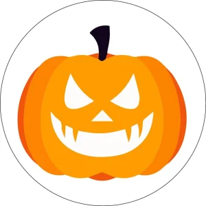 GOBO sklíčko s motívom tekvice na Halloween, plnofarebná verzia